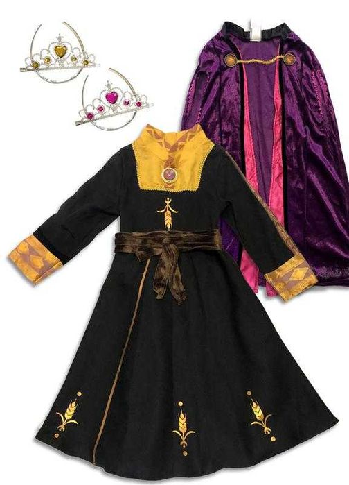 шикарный костюм карнавальный анны frozen ii disney размер на 3-4 года