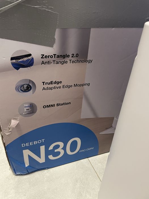 Robot sprzątający Ecovacs N30 Pro Omni z mopowaniem BIAŁY