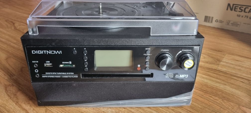DIGITNOW M504 Odtwarzacz płyt Bluetooth Gramofon z głośnikiem stereo L