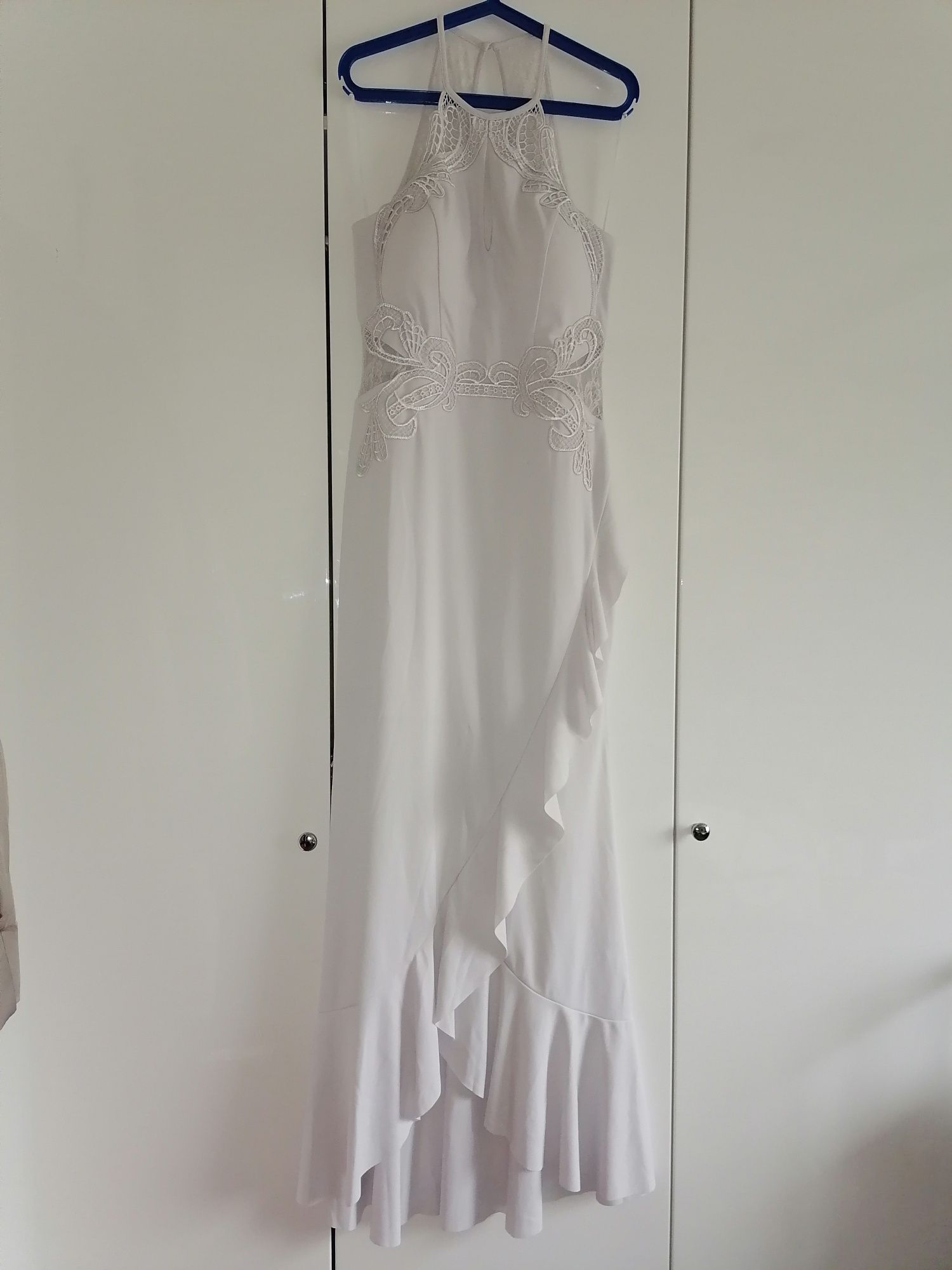 Nowa sukienka elegancka koronka haft ślub wesele przyjęcie 40 L 42 xl