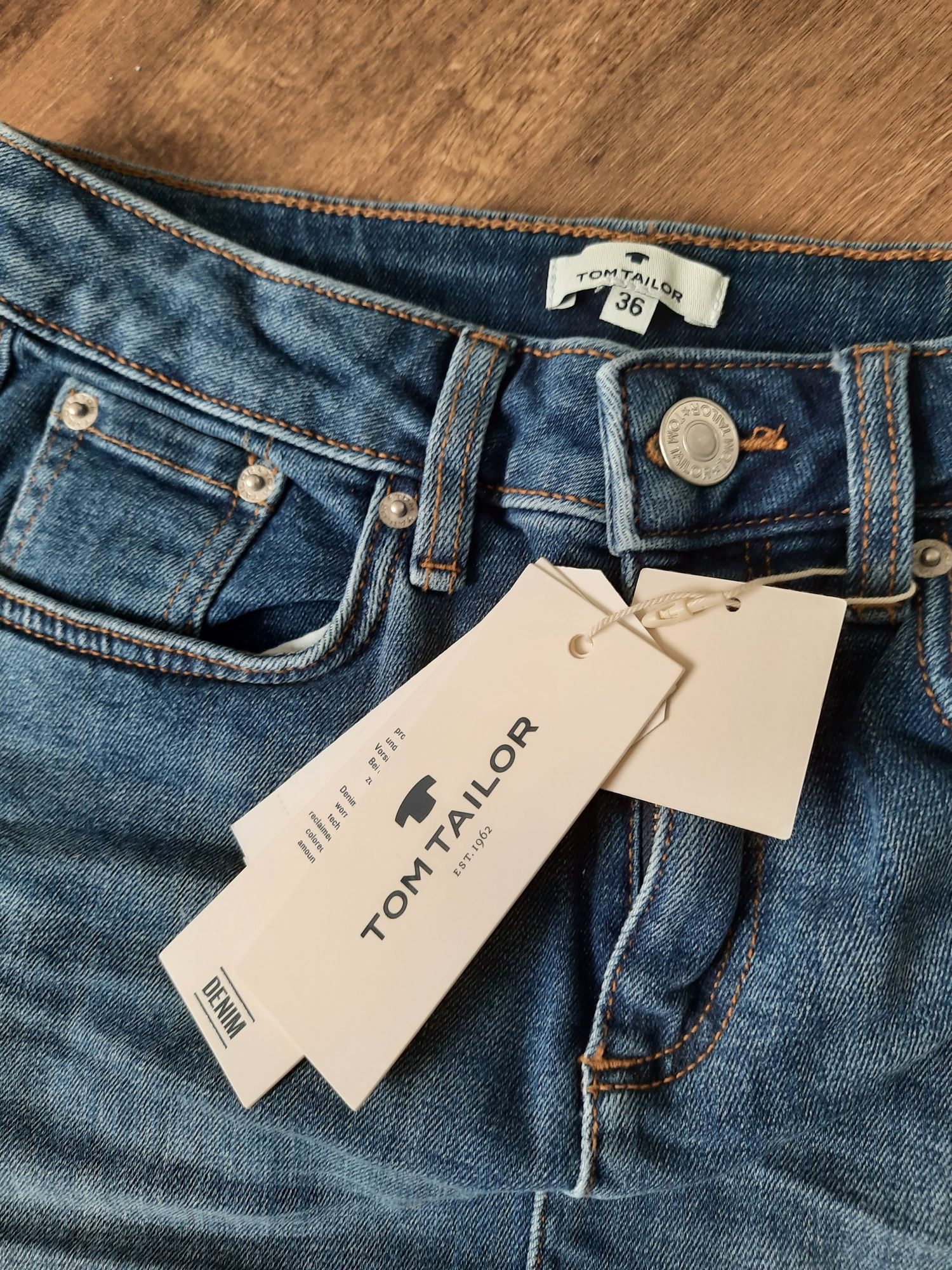 Spódnica jeansowa TOM TAILOR DENIM r.36 (nowa)