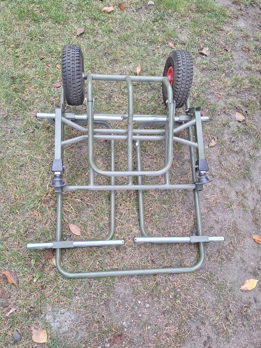 Wózek transportowy - taczka, duży,  regulowana szerokość, składany