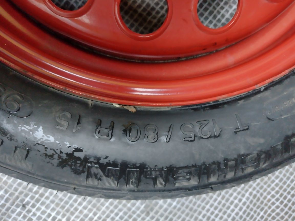 Koło dojazdowe zapasówka 125/80R15 Opel Vectra C signum Zafira B 5x110