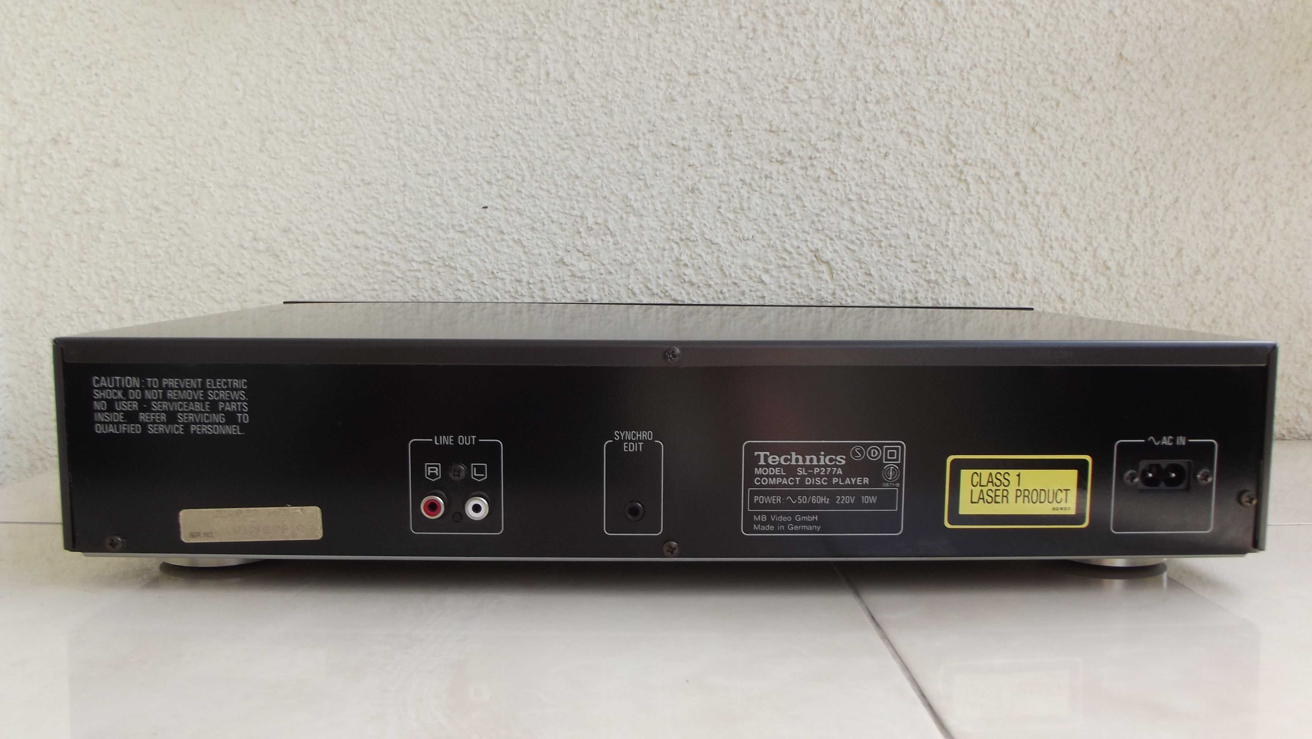 Odtwarzacz CD TECHNICS SL-P277A Czyta CD i CDr