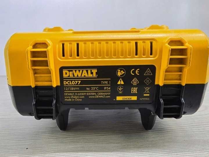 Lampa LED DeWalt DCL077 + akumulator DeWalt 18V 5,0Ah