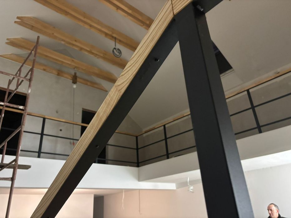 Balustrada stalowa wewnętrzna zewnętrzna