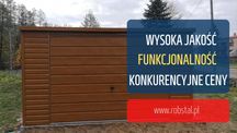 Garaż Blaszany Drewnopodobny 4x5 – Solidna Konstrukcja MONTAŻ GRATIS!