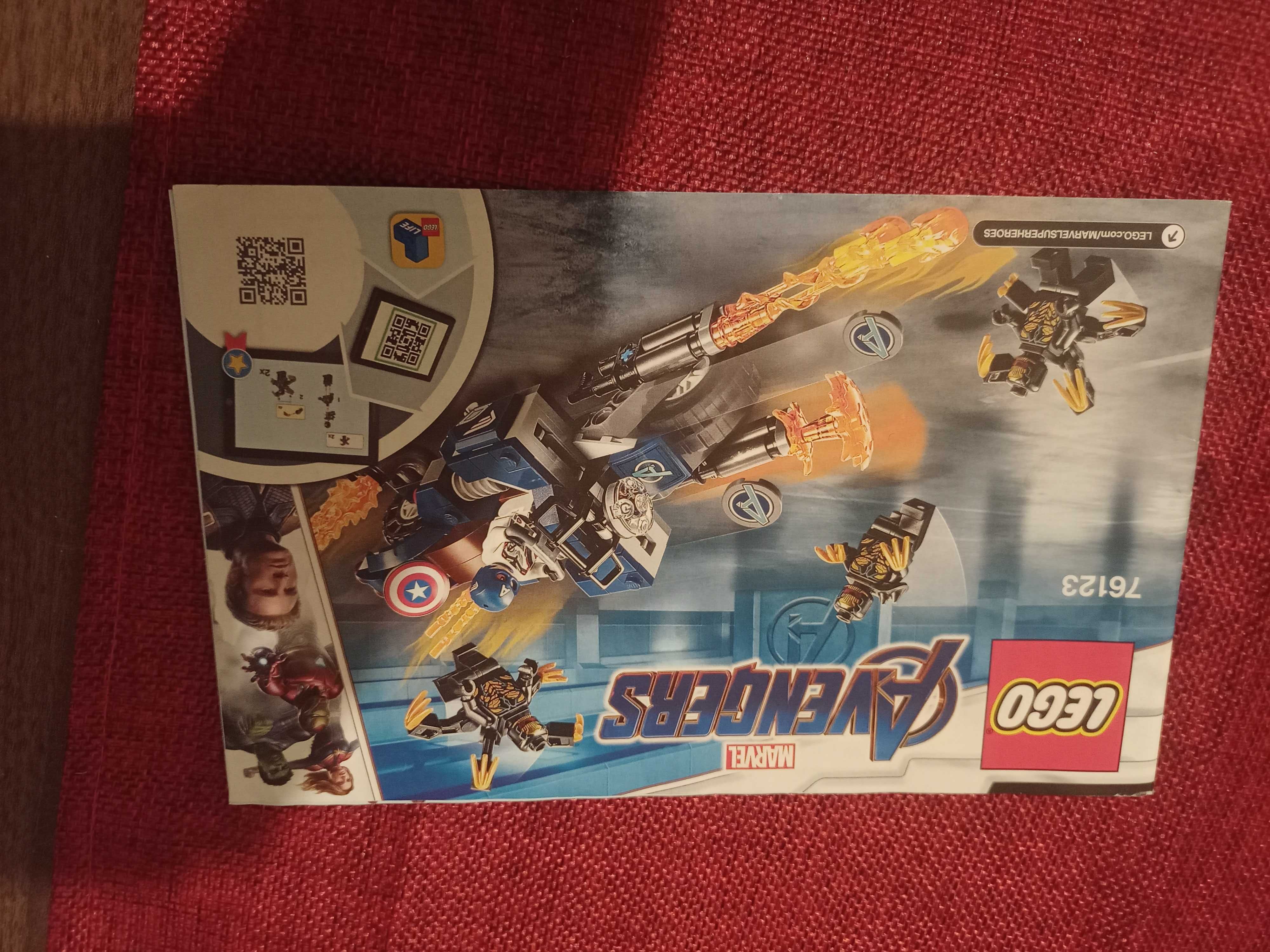 LEGO Marvel 76123 Kapitan Ameryka Atak Outriderów