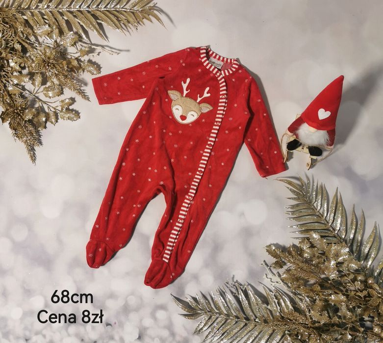 Pajac świąteczny 68cm