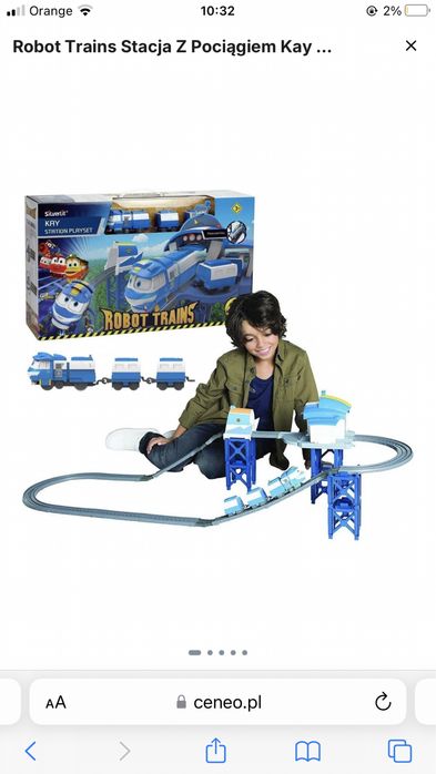 Pociag z torami Robotrains