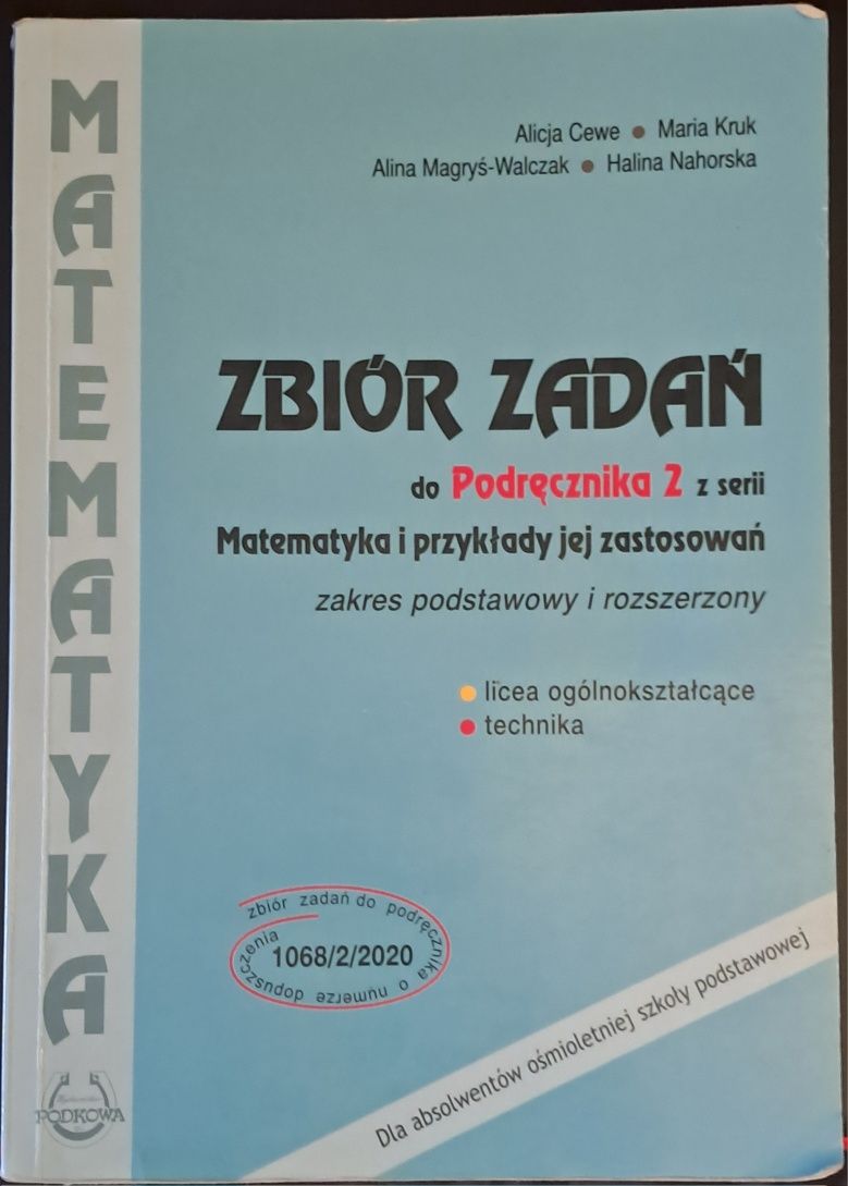 Podręcznik i ćwiczenia matematyka i przykłady jej zastosowań 2