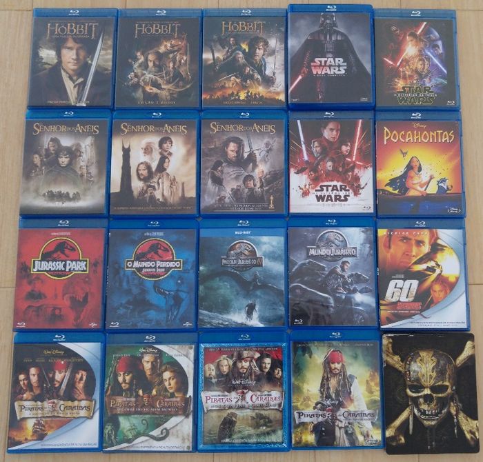 Conjunto de Blurays - Parte 1