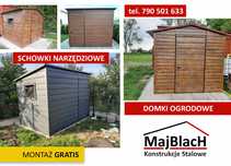 Garaż Blaszany - Schowek na Narzędzia - Wiatka , Magazyn - Maj-Blach