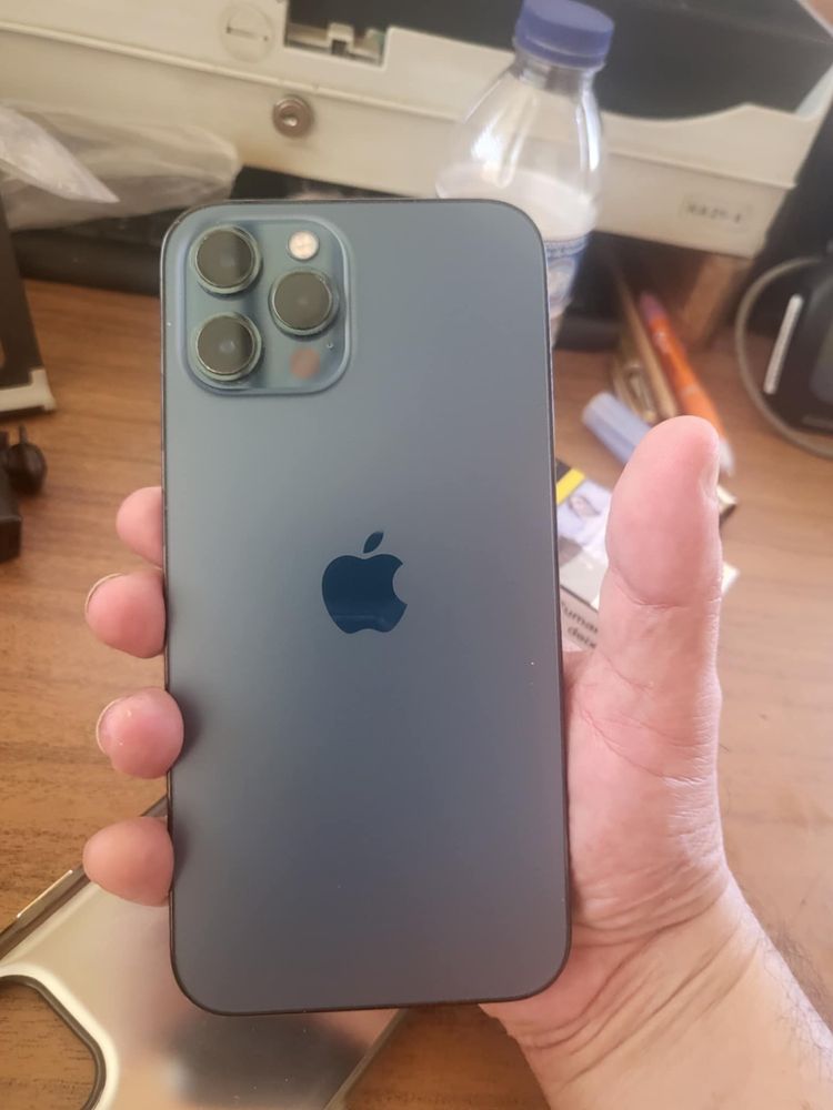 Iphone 12 pro max 128 gigas azul marinho