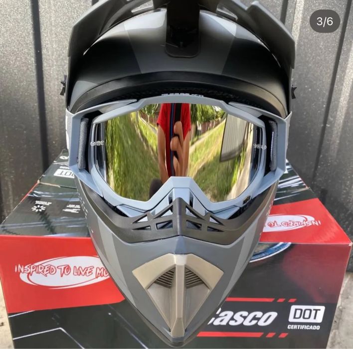 Шолом + окуляри 100%