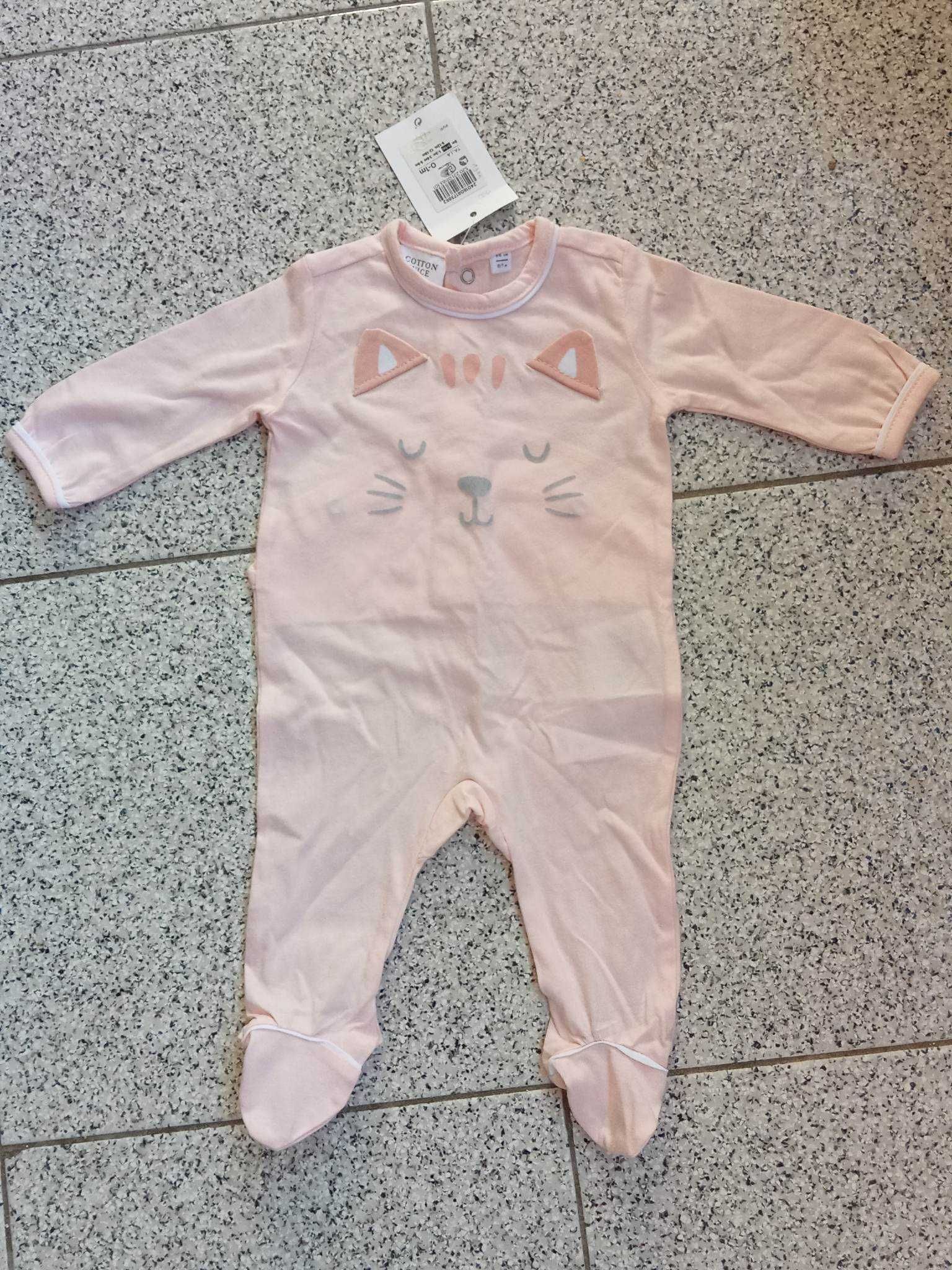 Body Babygrow de bebé menina 0-1 mês