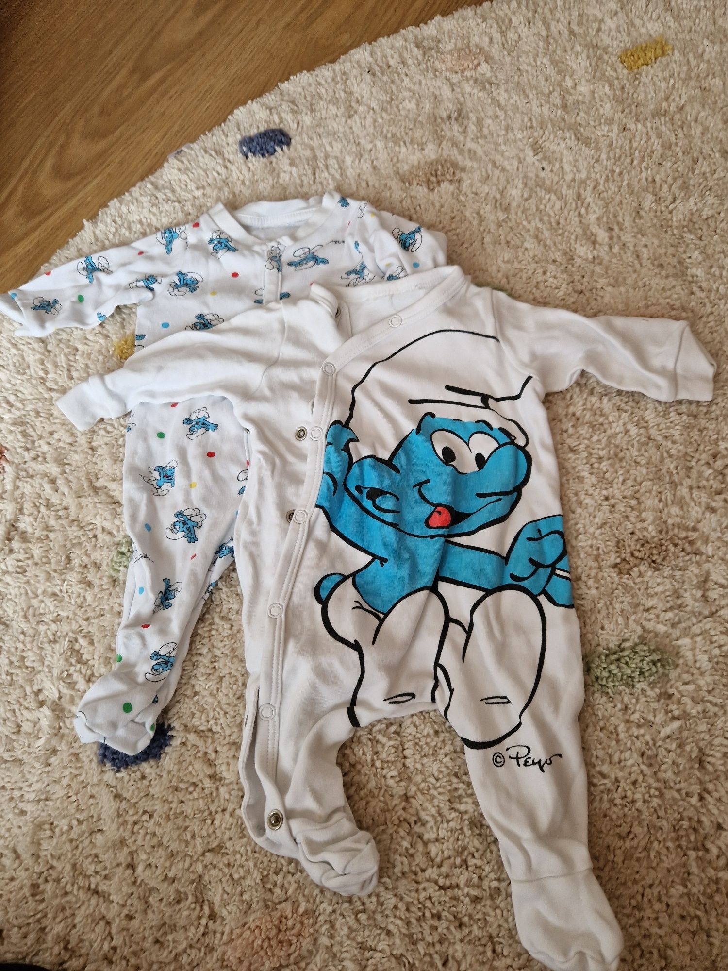 Babygrow smurf h&m