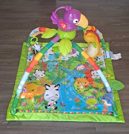 Fisher-Price Rainforest Music & Lights Deluxe Gym DFP08