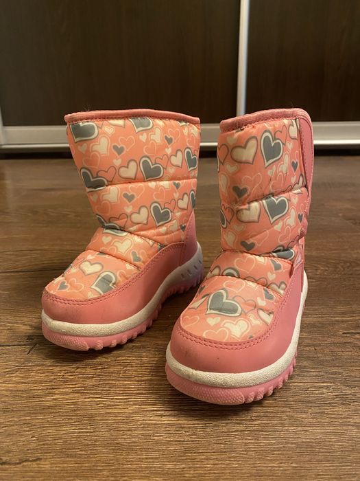 Дитячі чобітки зимові на вівчині