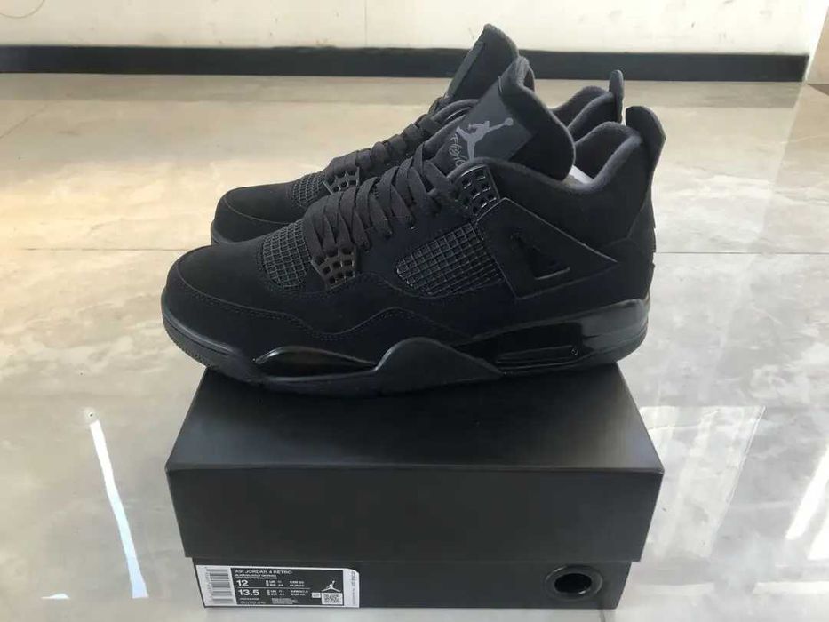 "Buty koszykówki "Nike_Air_Jordan_4_Retro_Black_Cat R.41