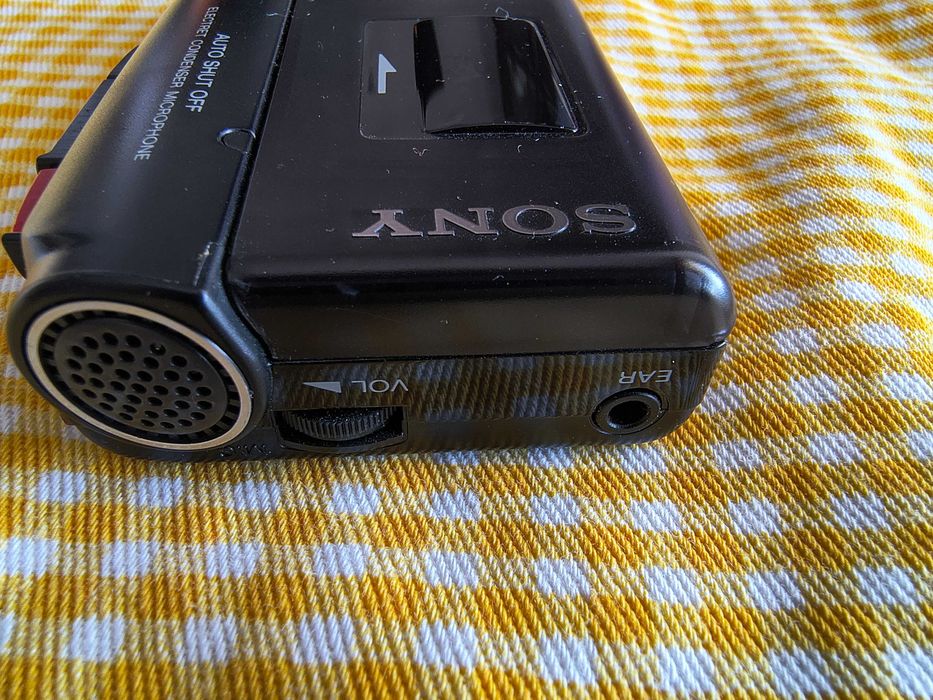 Sony gravador de mini cassettes