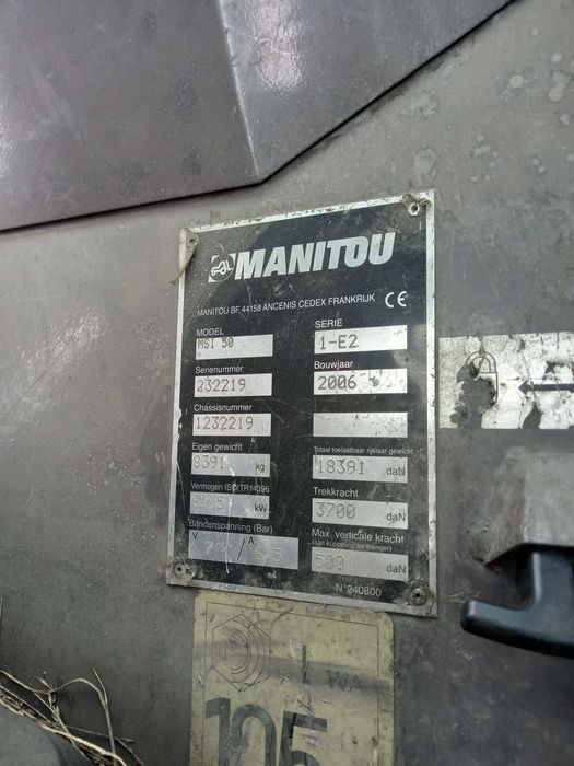 Wózek widłowy MANITOU