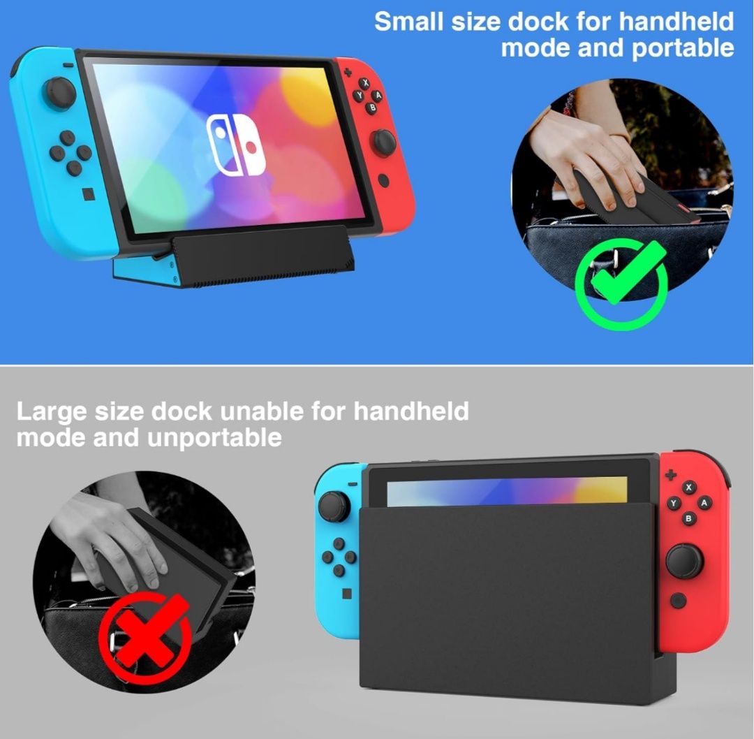 przenośna stacja ładująca do Nintendo HEIYING