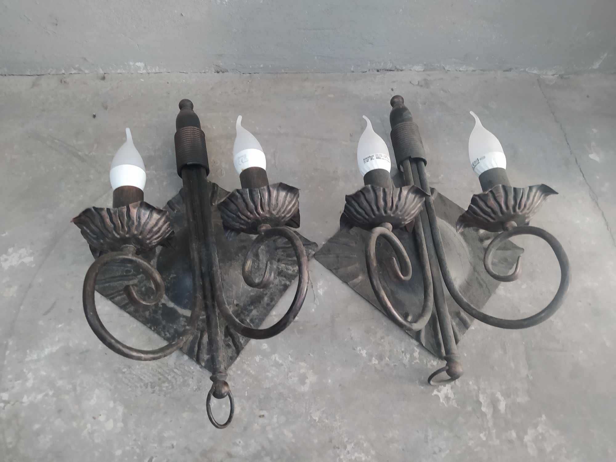 Lampa Wisząca + Lampka Nocna + 2 Kinkiety