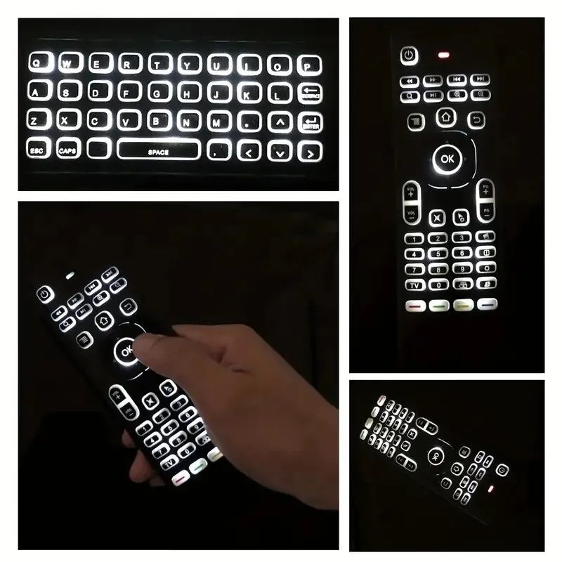 Comando com teclado Retroiluminado