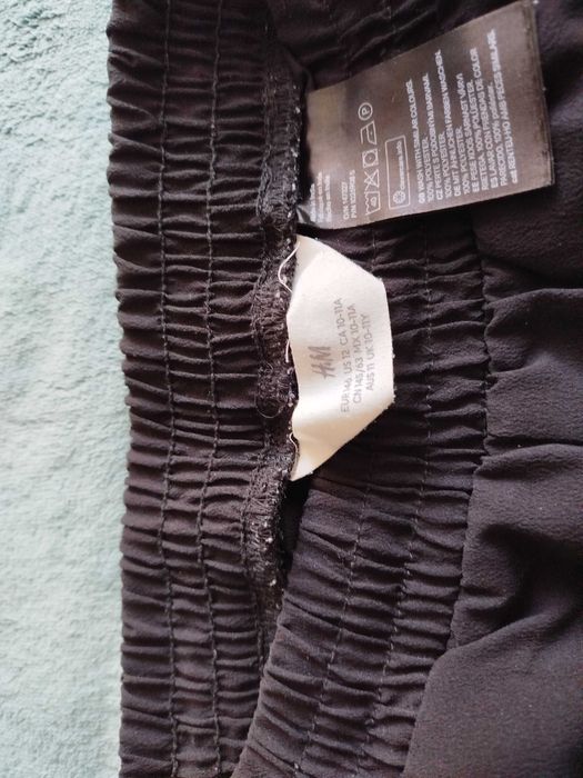 Czarne eleganckie spodnie dla dziewczynki H&M 149