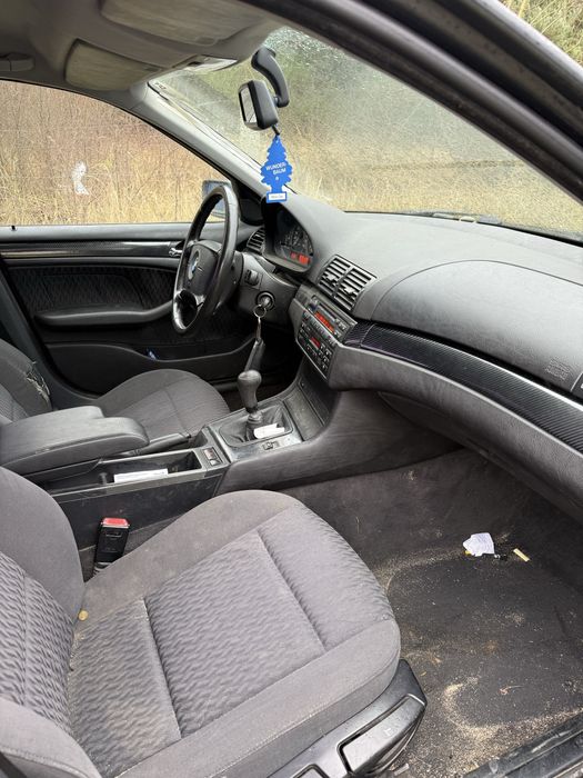 Bmw e46 b+g po kolizji z dzikiem