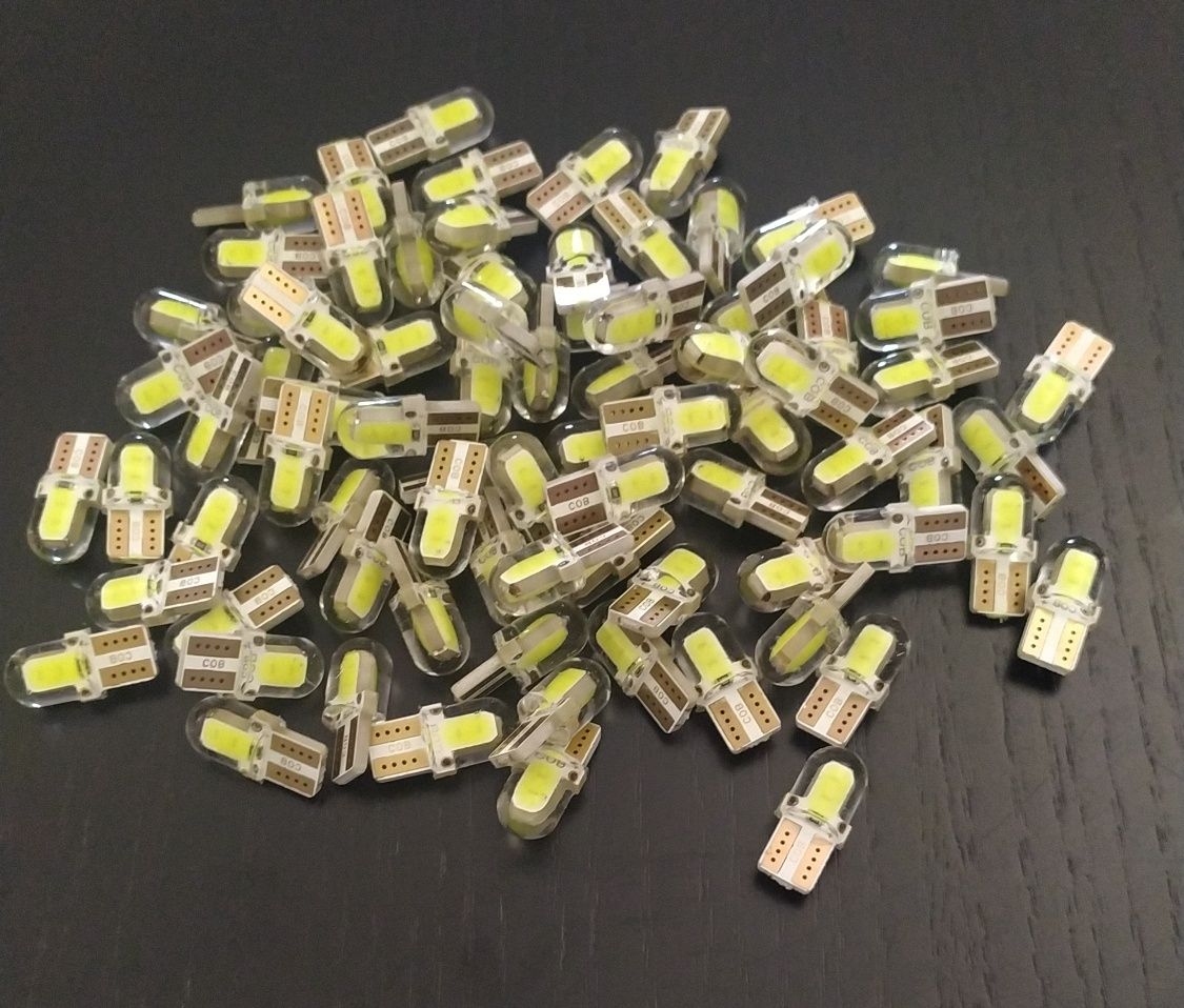 Leds T10 cob canbus