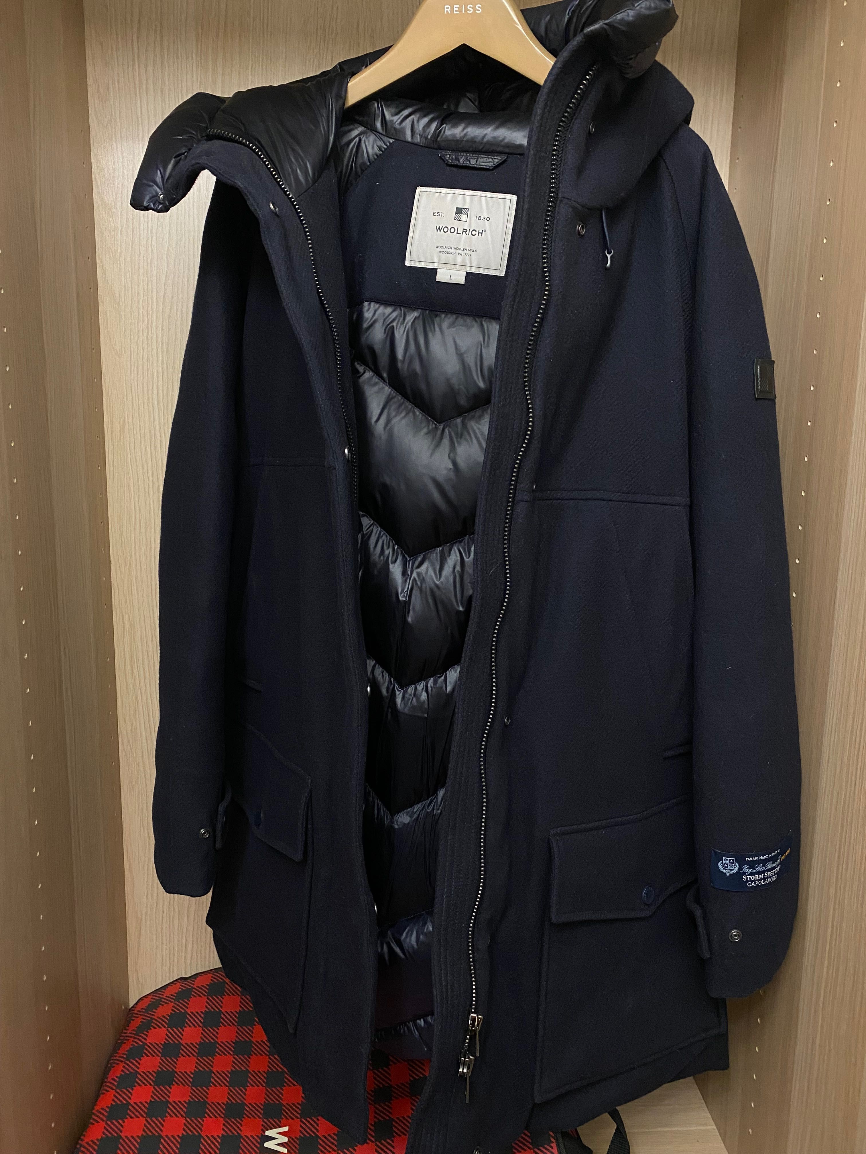 Куртка зимняя парка Woolrich Loro Piana