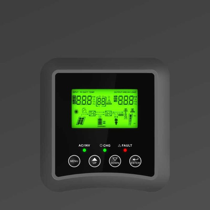 Controlador Carga MPPT 48V c/ Inversor Onda Pura 230V 3000W -GreenCell