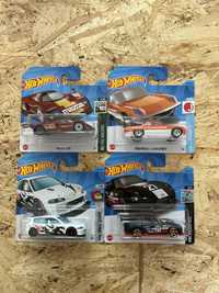 4 modele hot wheels mazda, honda