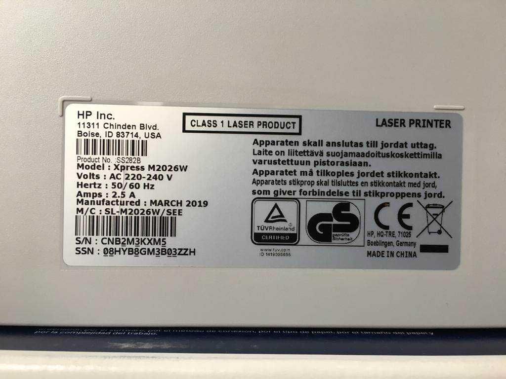 Drukarka laserowa Samsung 2026W