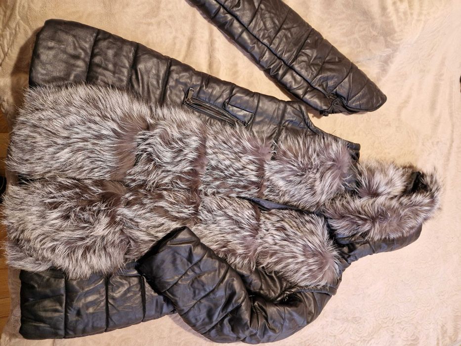 Kurtka zimowa skórzana