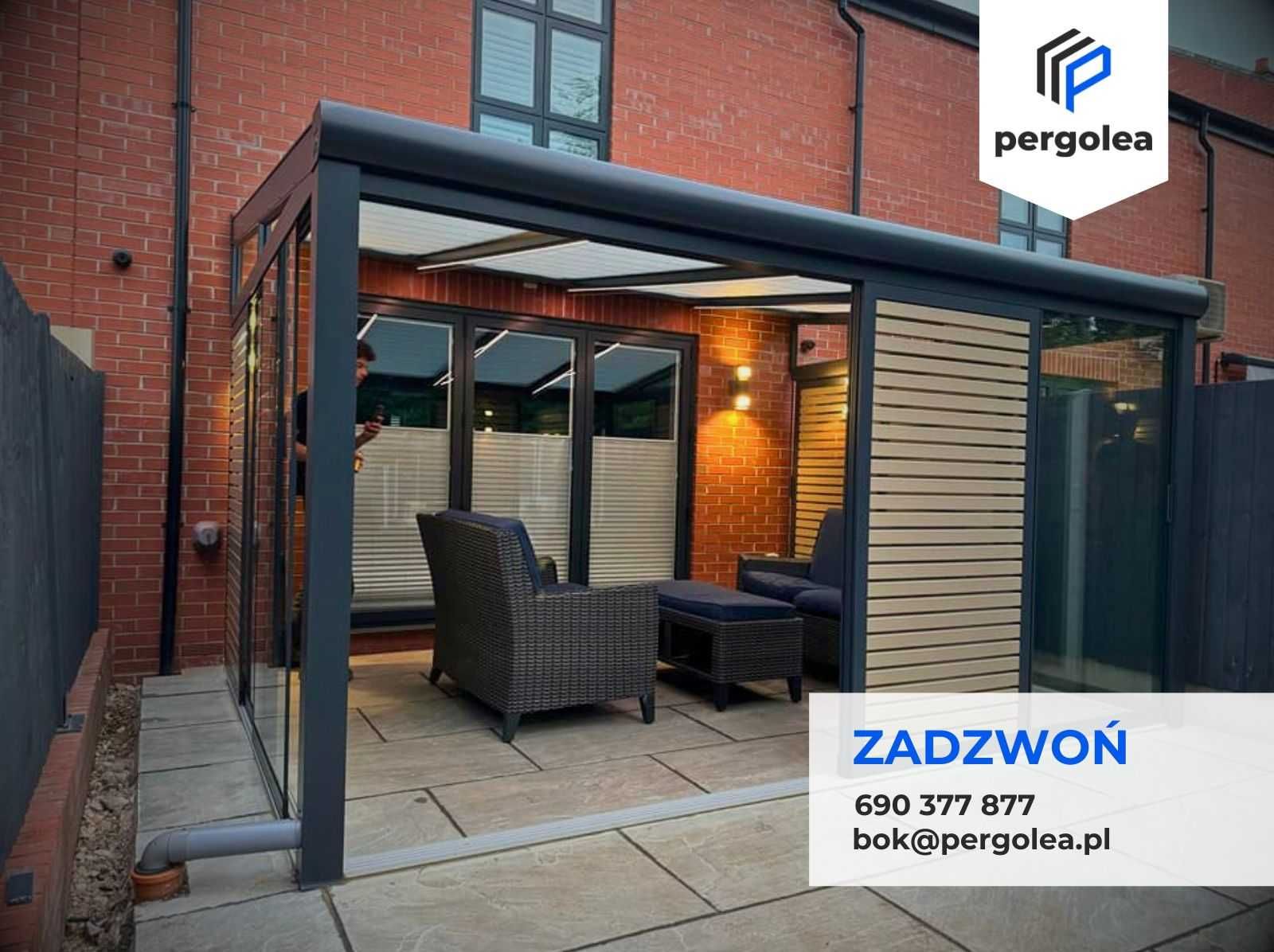 Szklany OGRÓD ZIMOWY 4x3 z Montażem Weranda Aluminiowa Zadaszenie HIT!