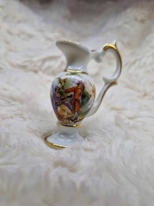 Colecção - Miniatura Jarro Porcelana Limoges França