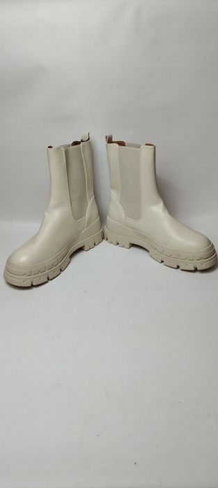 NOWE buty botki damskie wsuwane skórzane Even&Odd r 42/43 wkład 27,5cm