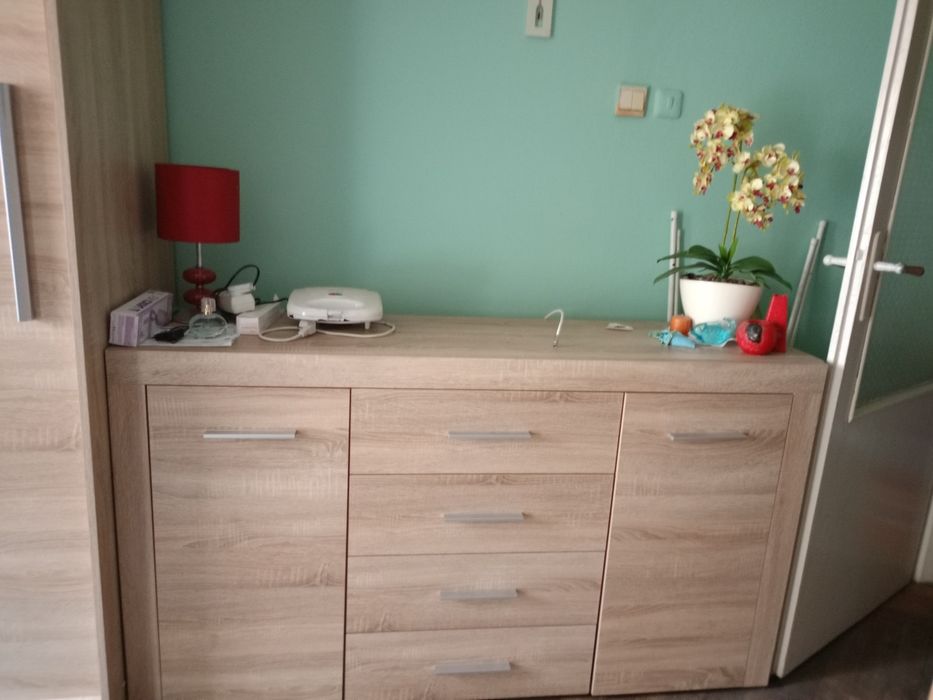 Komoda Abra jasny brąz