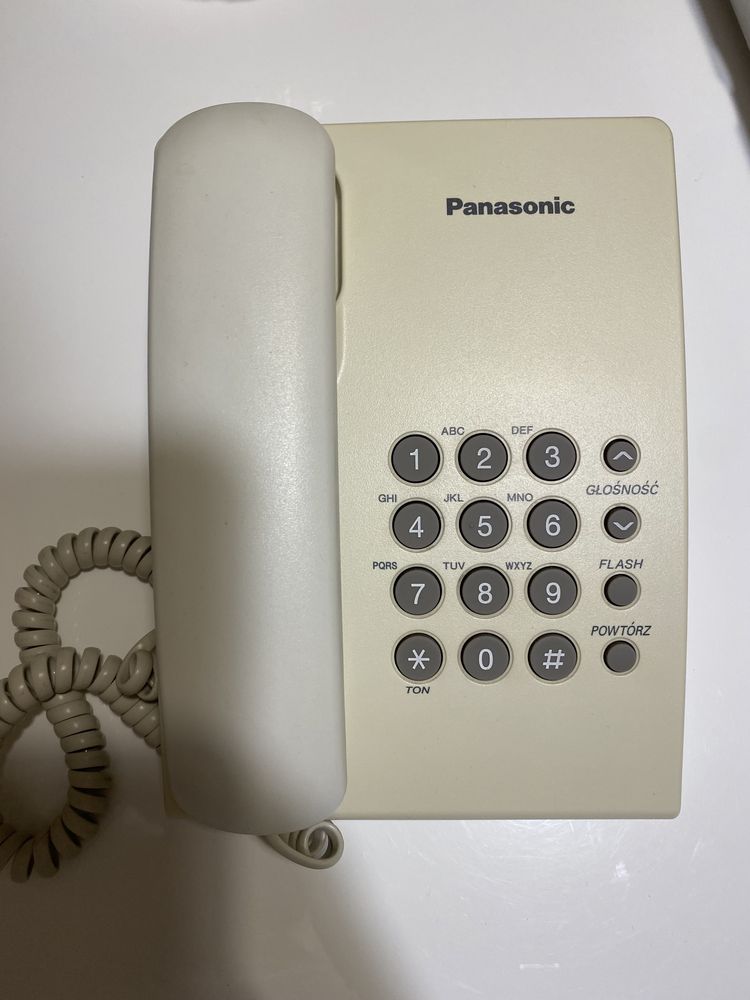 Nowy telefon stacjonarny panasonic