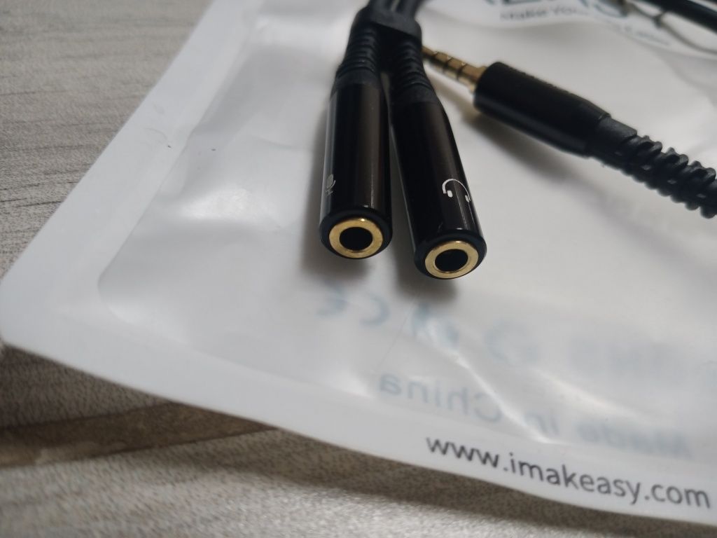 Makeasy adapter rozdzielacz 3.5mm Jack / Audio