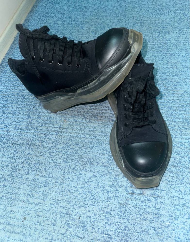 rick owens clear sole abstract