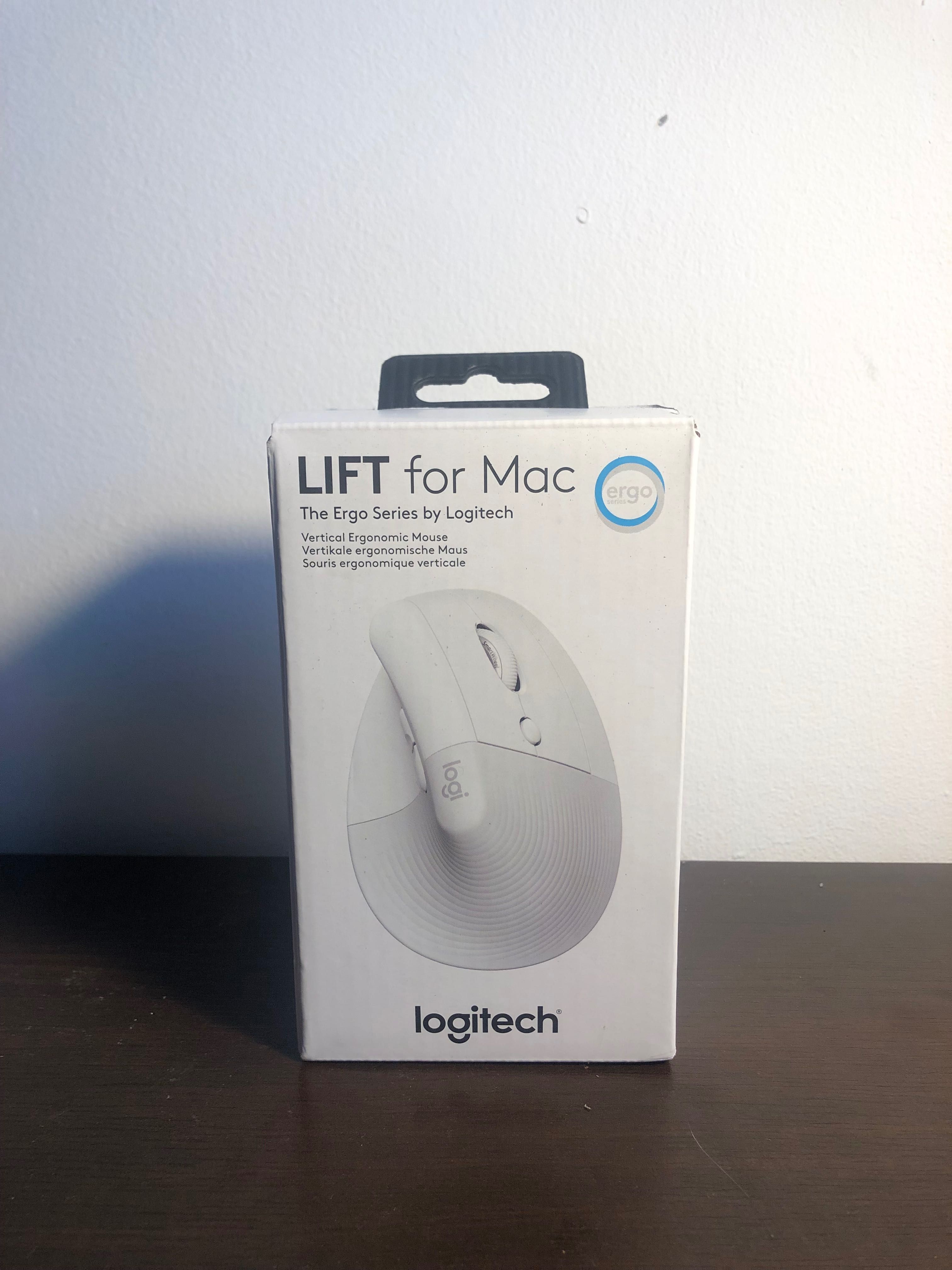 Biała Myszka Bezprzewodowa Logitech LIFT for Mac