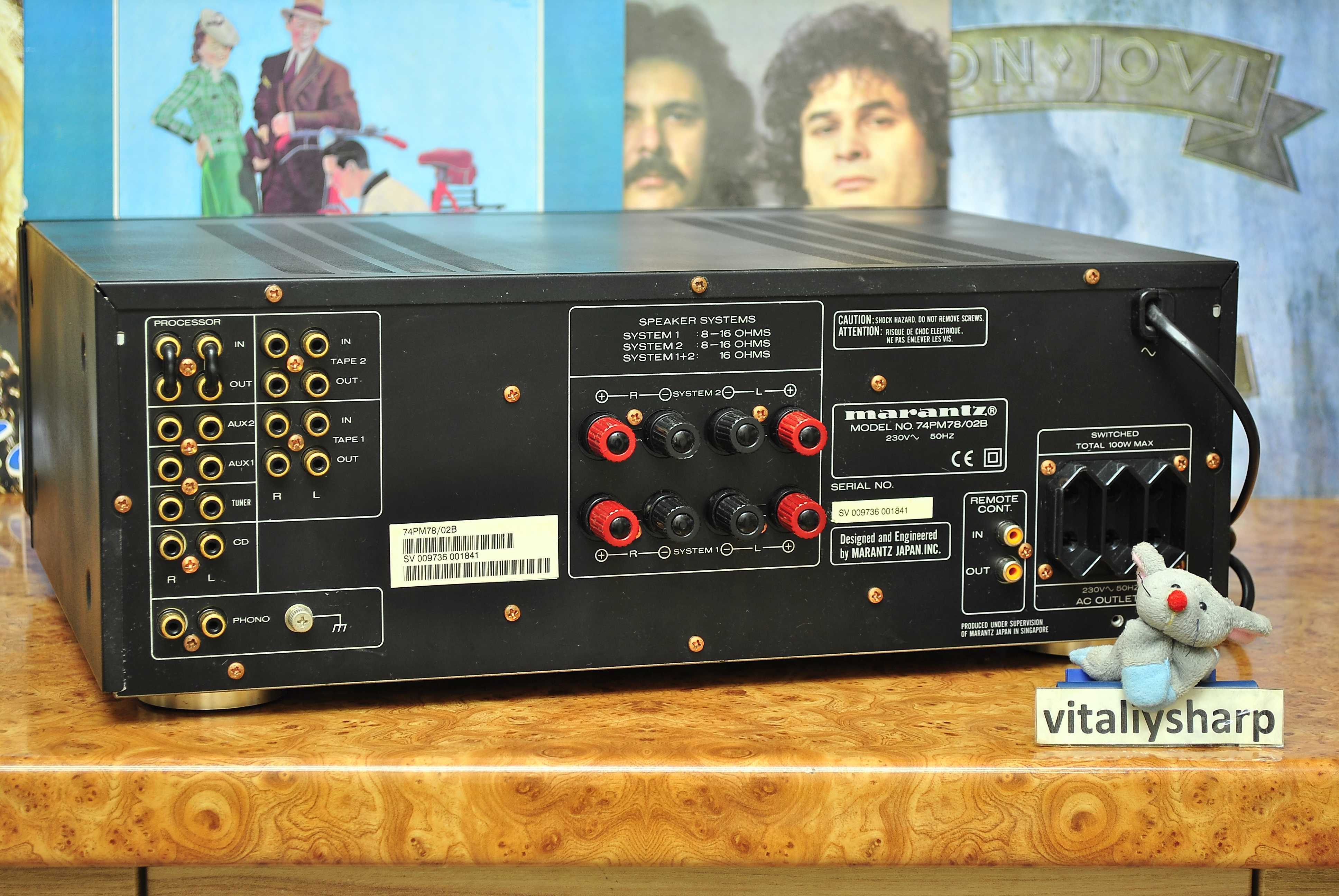 Топовый MARANTZ PM-78 (841) class A 13кг 95вт суперсостояние!