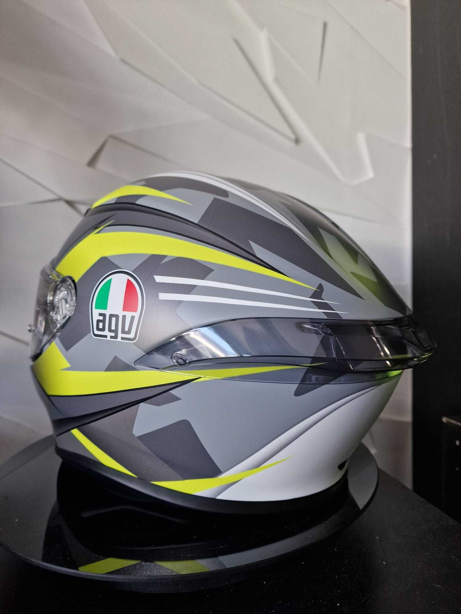 Kask motocyklowy AGV K6 S Excite Matt Camo/Fluo`S sklep GRATISY!