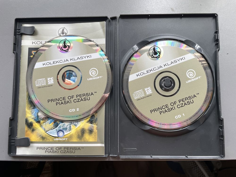 Prince of Persia Piaski Czasu PC Ubisoft Kolekcja Klasyki Gra CD