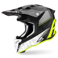 KASK AIROH Twist 2.0 TECH Yellow Matt kask off-road mx atv XXL