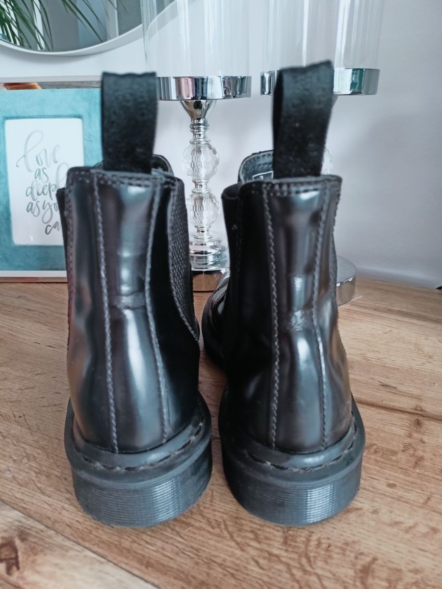 Botki Dr Martens 36 czarne skórzane